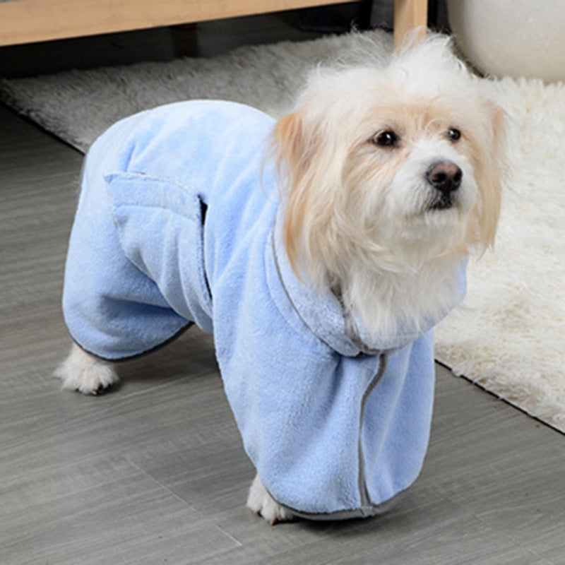 Microfibre Quick-Dry Pet Drying Towel & Bathrobe