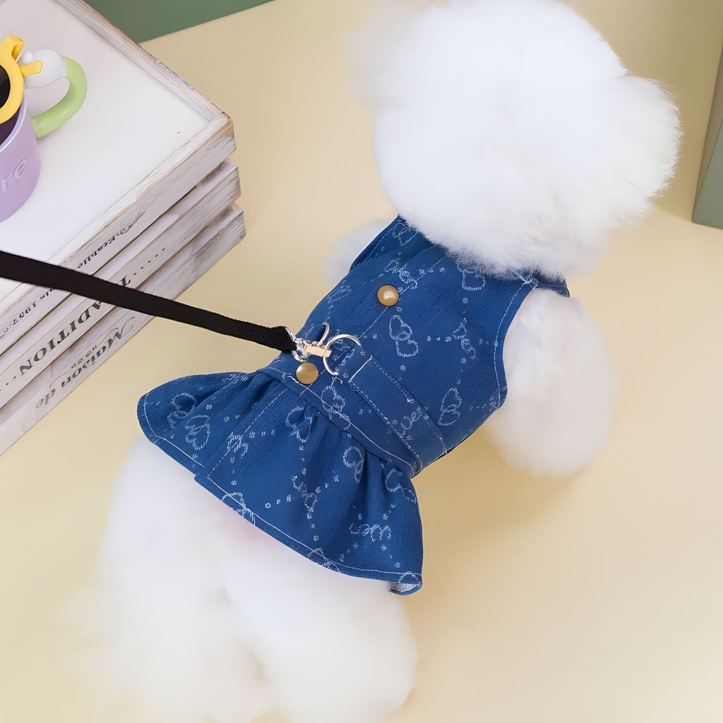 Denim Dungaree Outfit for Cats & Dogs