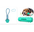 TPR & Cotton Rope Dog Chew Ball – Bite-Resistant Dental Toy | 25cm | Blue, Orange & Green