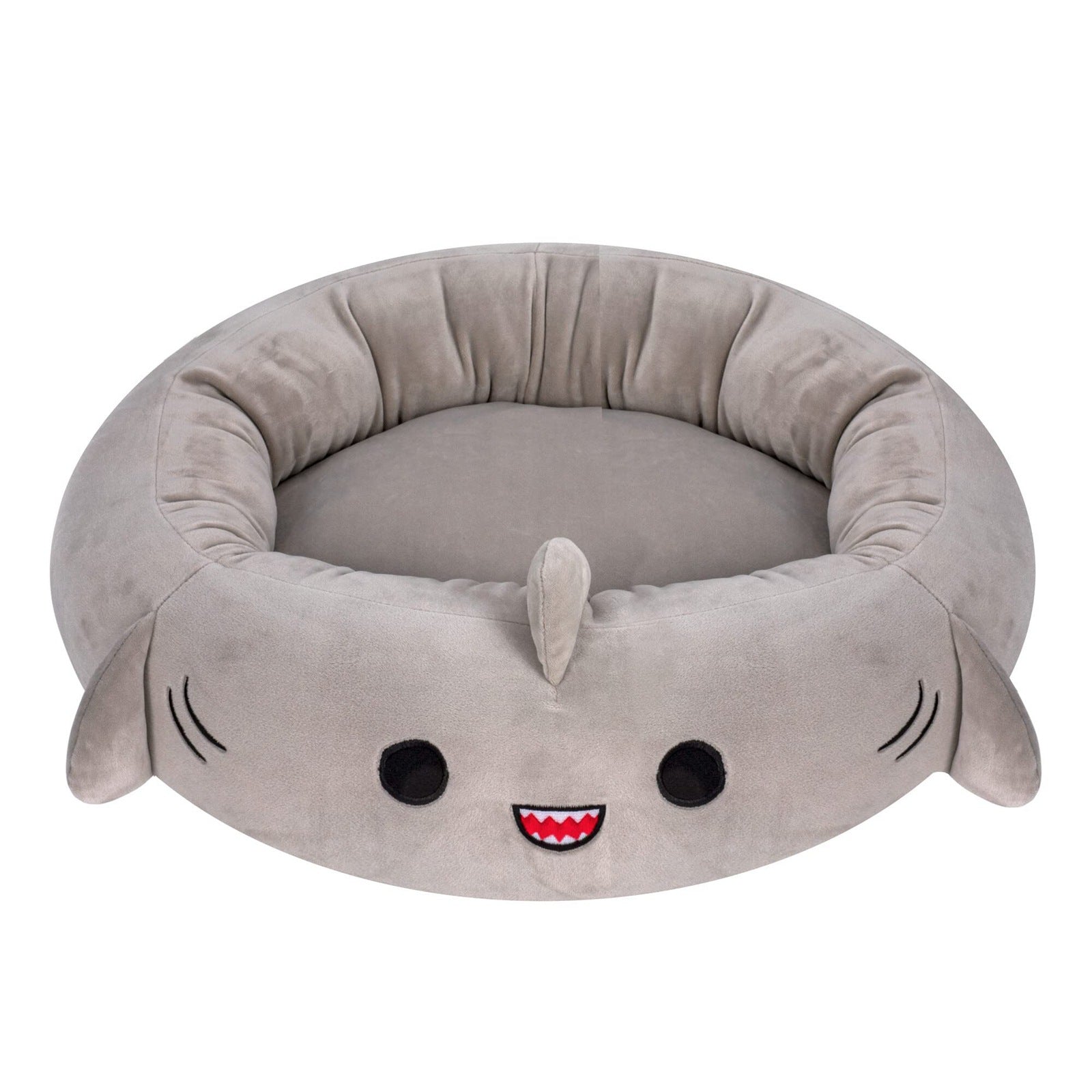 BellyRub Plush Round Dog Bed | Animals & Fruits Print | 65cm