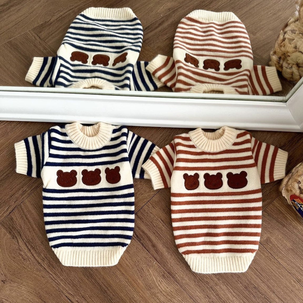 Korean Style Warm Pet Knitted Sweater Autumn And Winter
