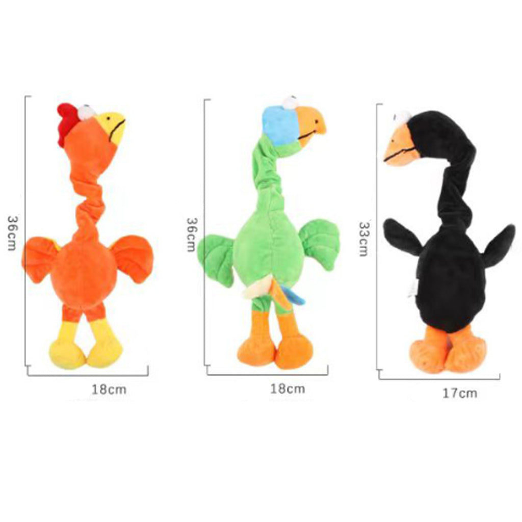 Screaming Chicken Squeaky Dog Toy - Bite Resistant & Interactive (Multiple Colours)