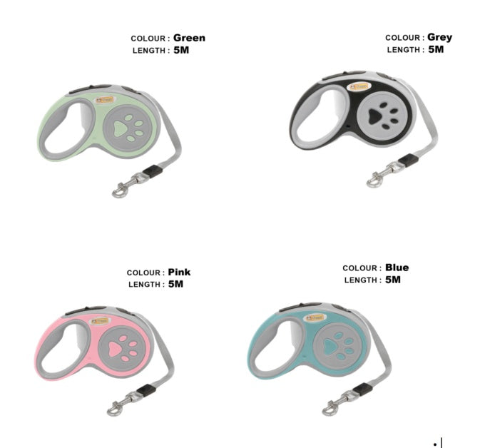 Doggies - Luxury Retractable Nylon Dog Leads