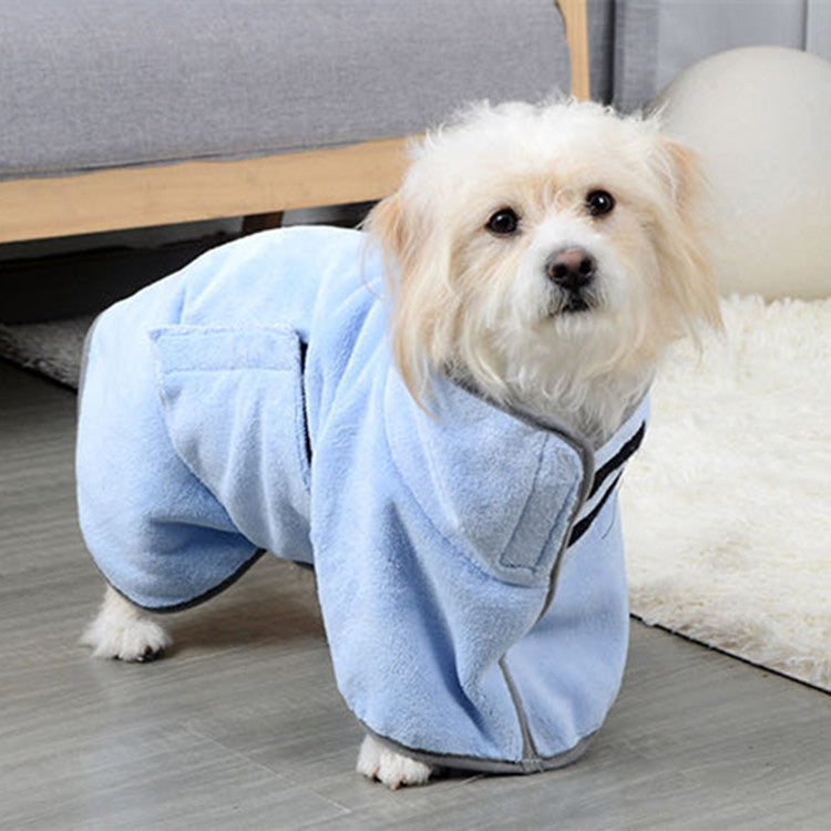 Microfibre Quick-Dry Pet Drying Towel & Bathrobe