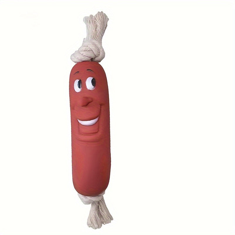 1/3pcs Dog Toys Funny Sausage Shape For Puppy Dog Chew Toys, Interactive Training Bite-resistant Grinding Teeth Dogs Pet Supplies
