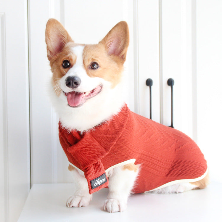 Vintage Twist Dog Sweater | Cosy Knit Style for All Breeds