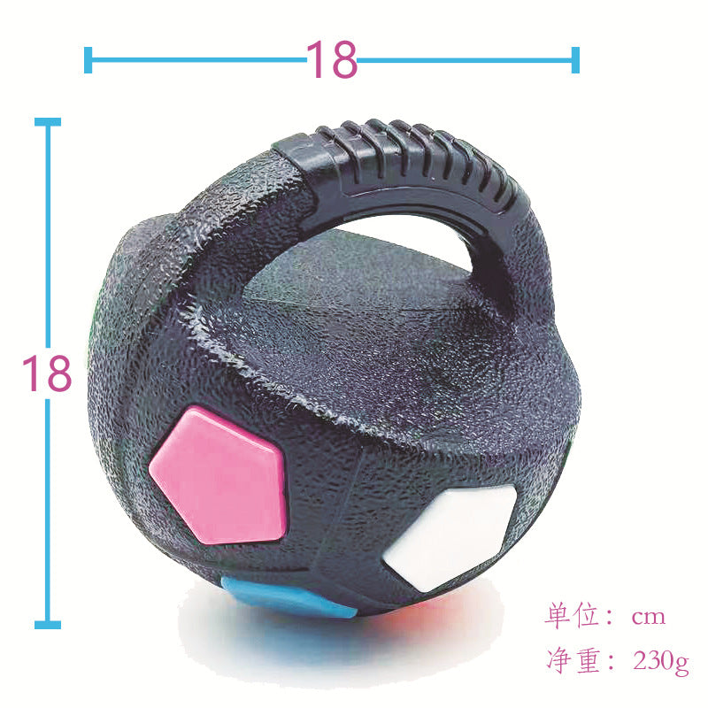 Crazy Ball Squeaky Dog Toy - Durable Teething & Training Toy for Medium to Large Dogs