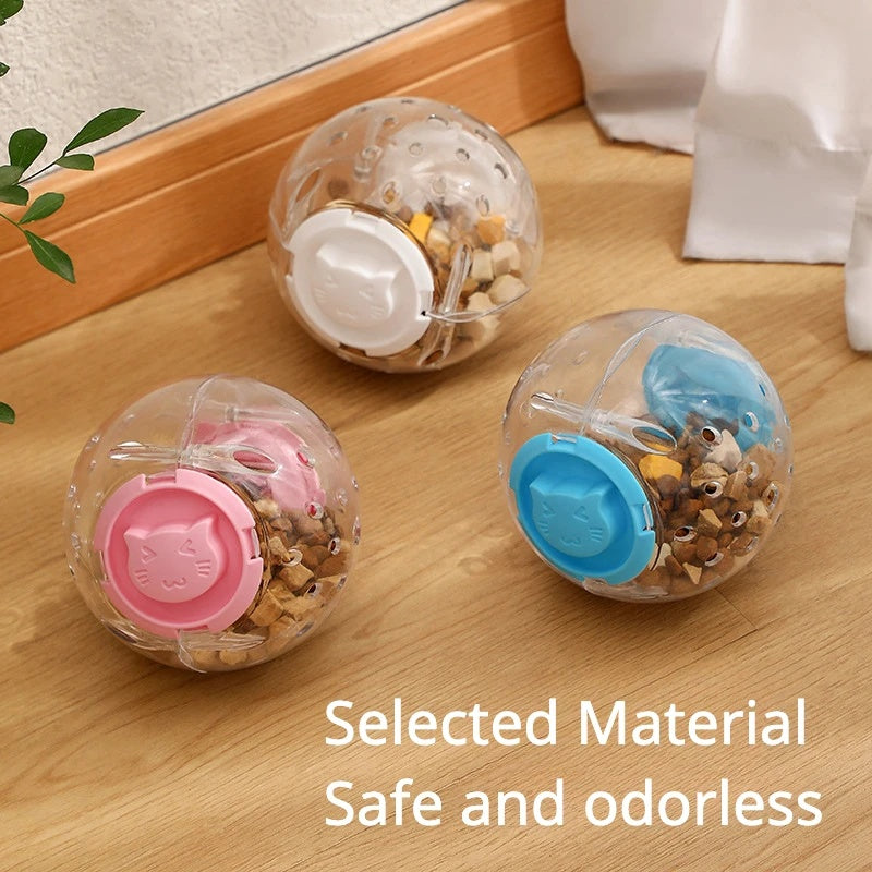 Slow Feeder Treat Dispensing Ball - Interactive Dog & Cat Toy