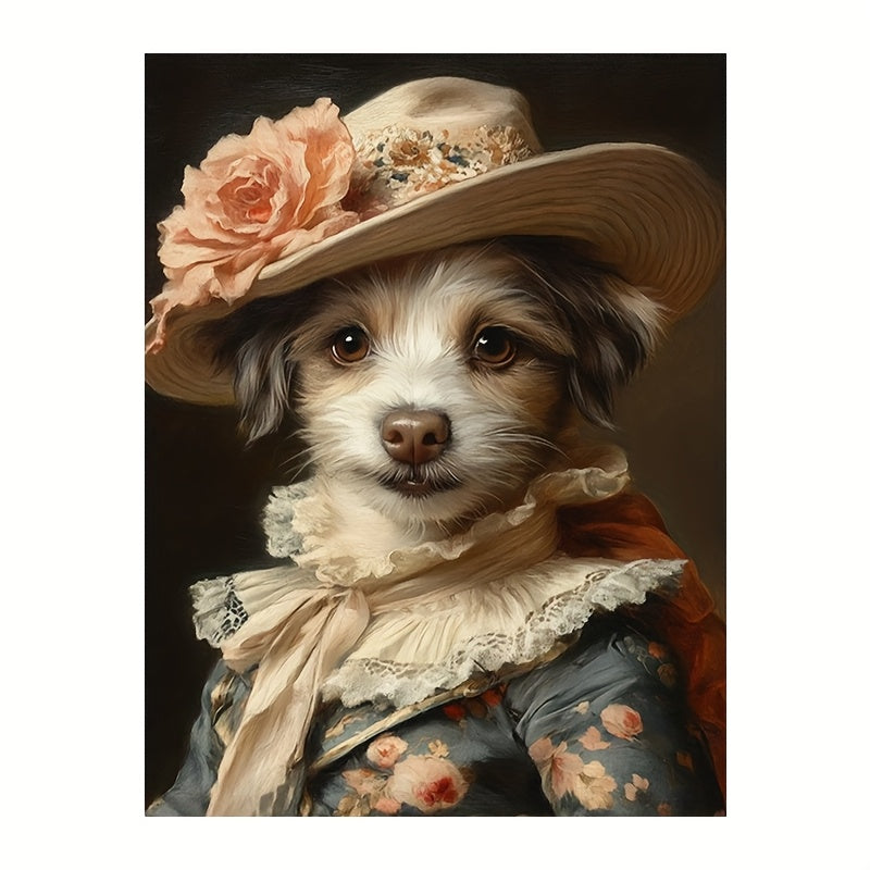Custom Pet Portrait Poster - Vintage Renaissance Royal Style, Dog & Cat Art Print, 2 Sizes
