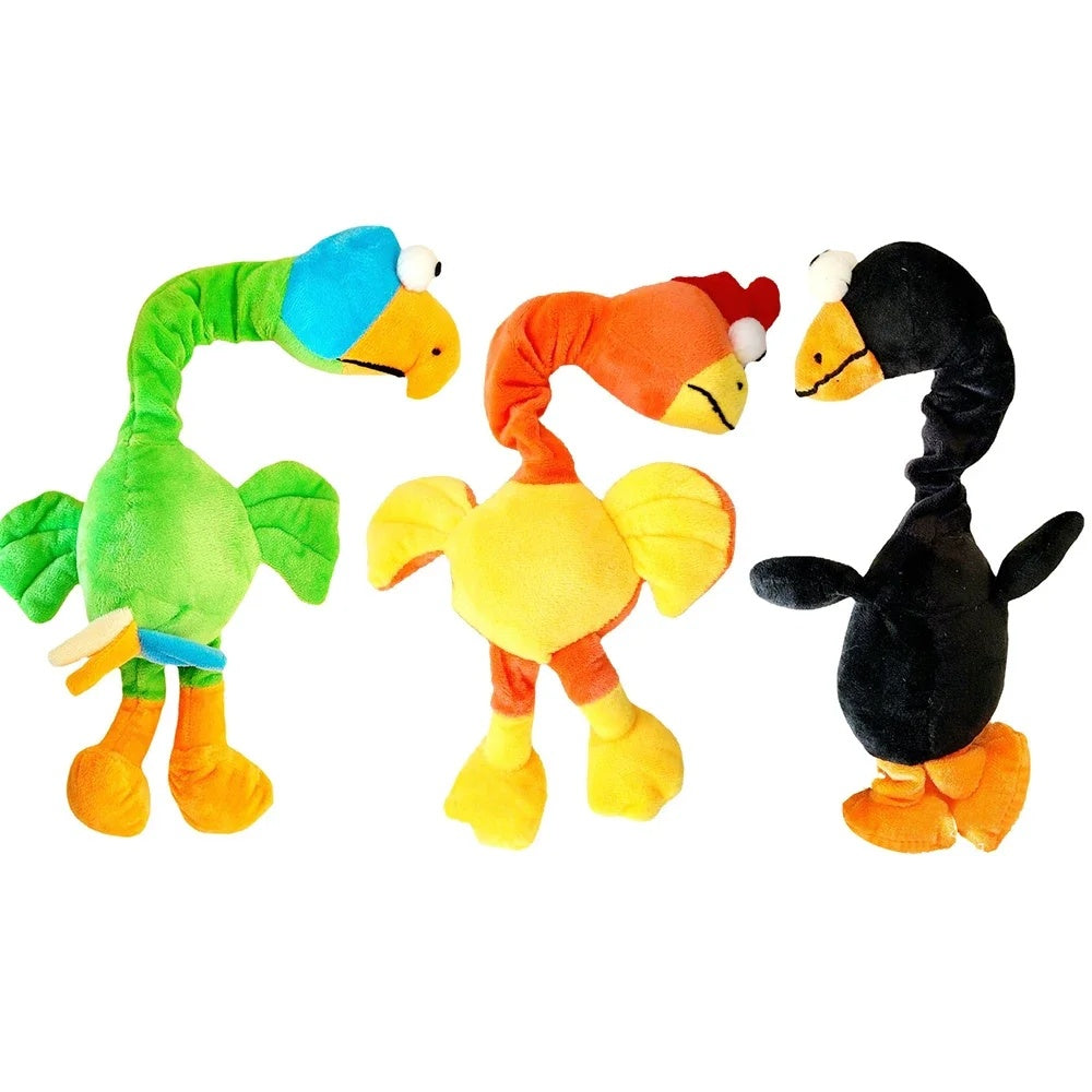 Screaming Chicken Squeaky Dog Toy - Bite Resistant & Interactive (Multiple Colours)