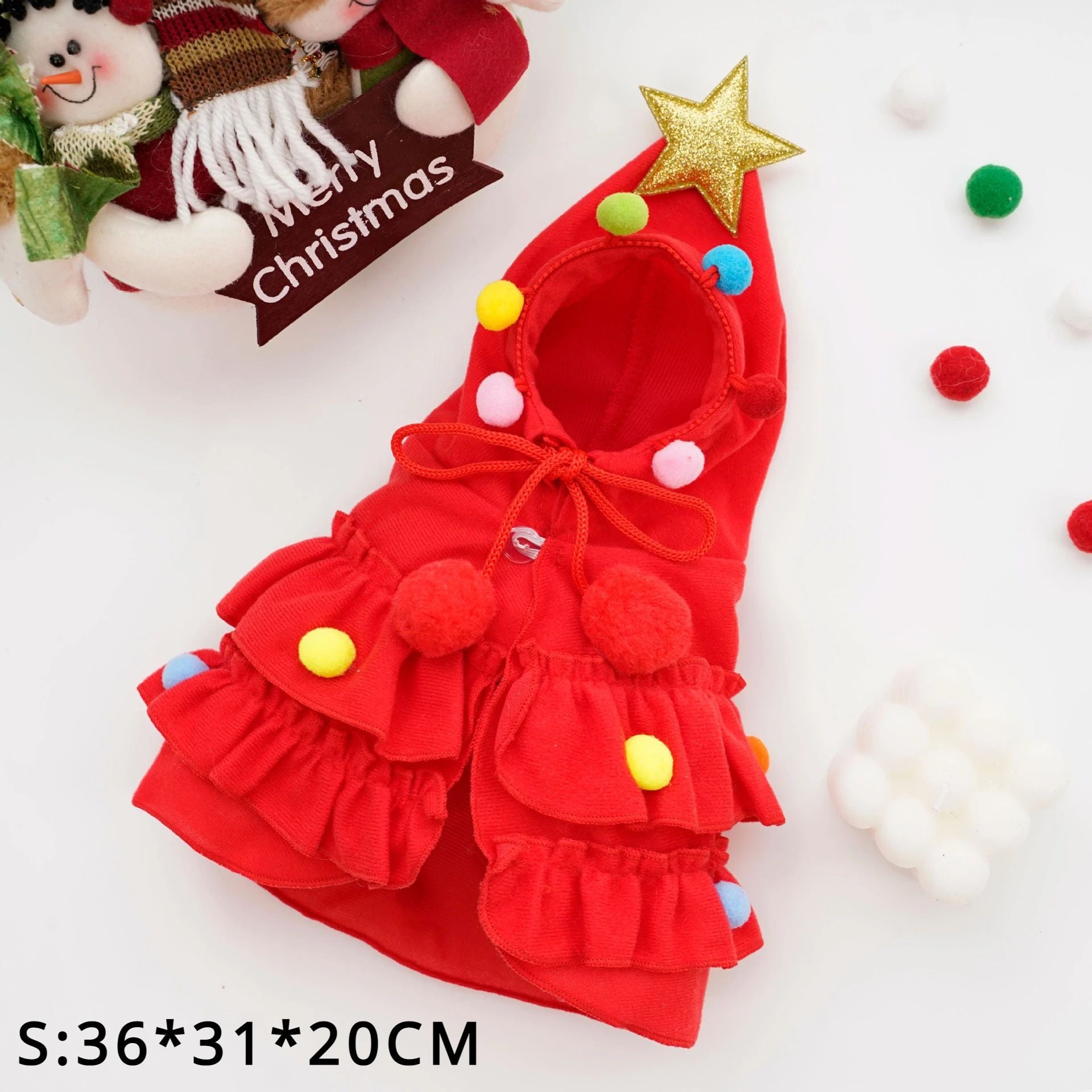 Christmas Cloak & Shawl for Cats & Dogs