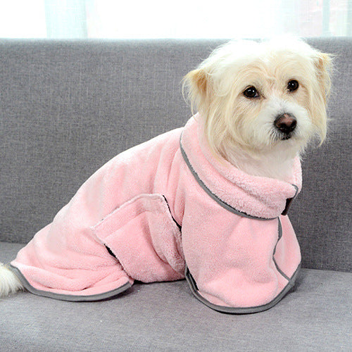 Microfibre Quick-Dry Pet Drying Towel & Bathrobe