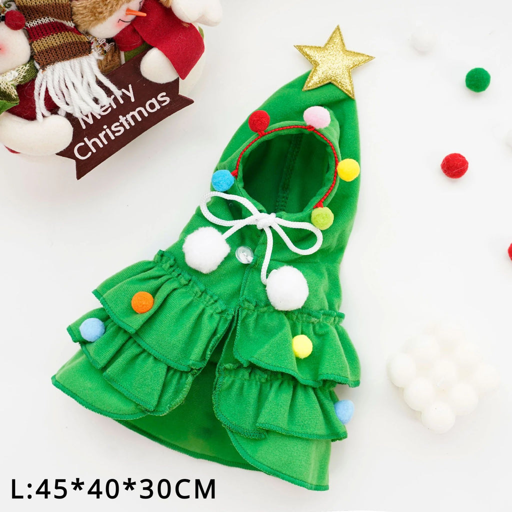 Christmas Cloak & Shawl for Cats & Dogs