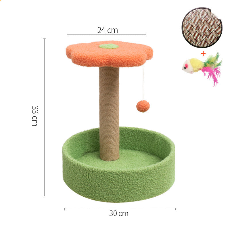 Large Cat Scratcher Platform | Floral Design | 8 Styles