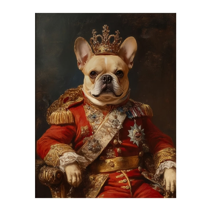 Custom Pet Portrait Poster - Vintage Renaissance Royal Style, Dog & Cat Art Print, 2 Sizes