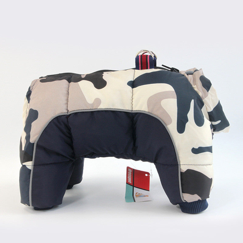 DressPet Co. - Padded Luxury Winter Pet Jacket - Designer, Waterproof, Four-Legged Coat (all sizes + 9 different styles)