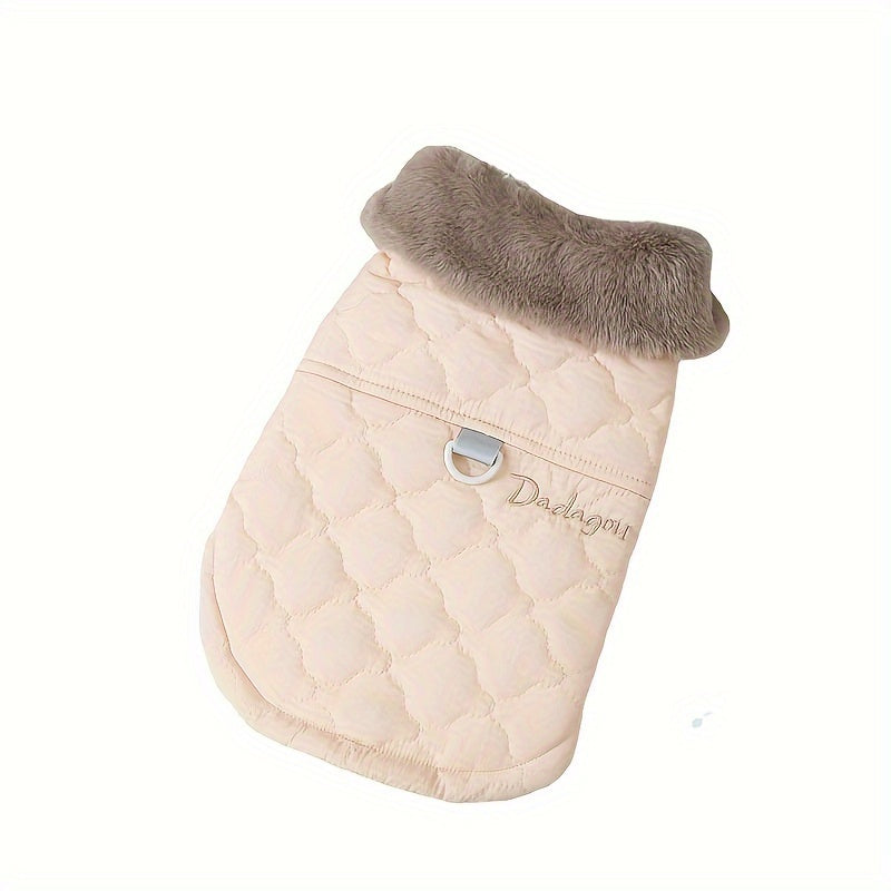 Luxury Dog Jacket – Warm Snap Button Coat for Small Dogs | Autumn & Winter