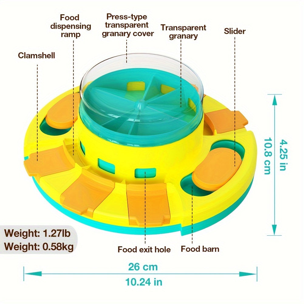 Dog Puzzle Toys Slow Feeder, Interactive Dog Toys Treat Dispenser for IQ Training, Treat Dispenser for Large Dogs, Dog Treat Puzzle for  and Medium Dogs, Improve Your Dog's Intelligence