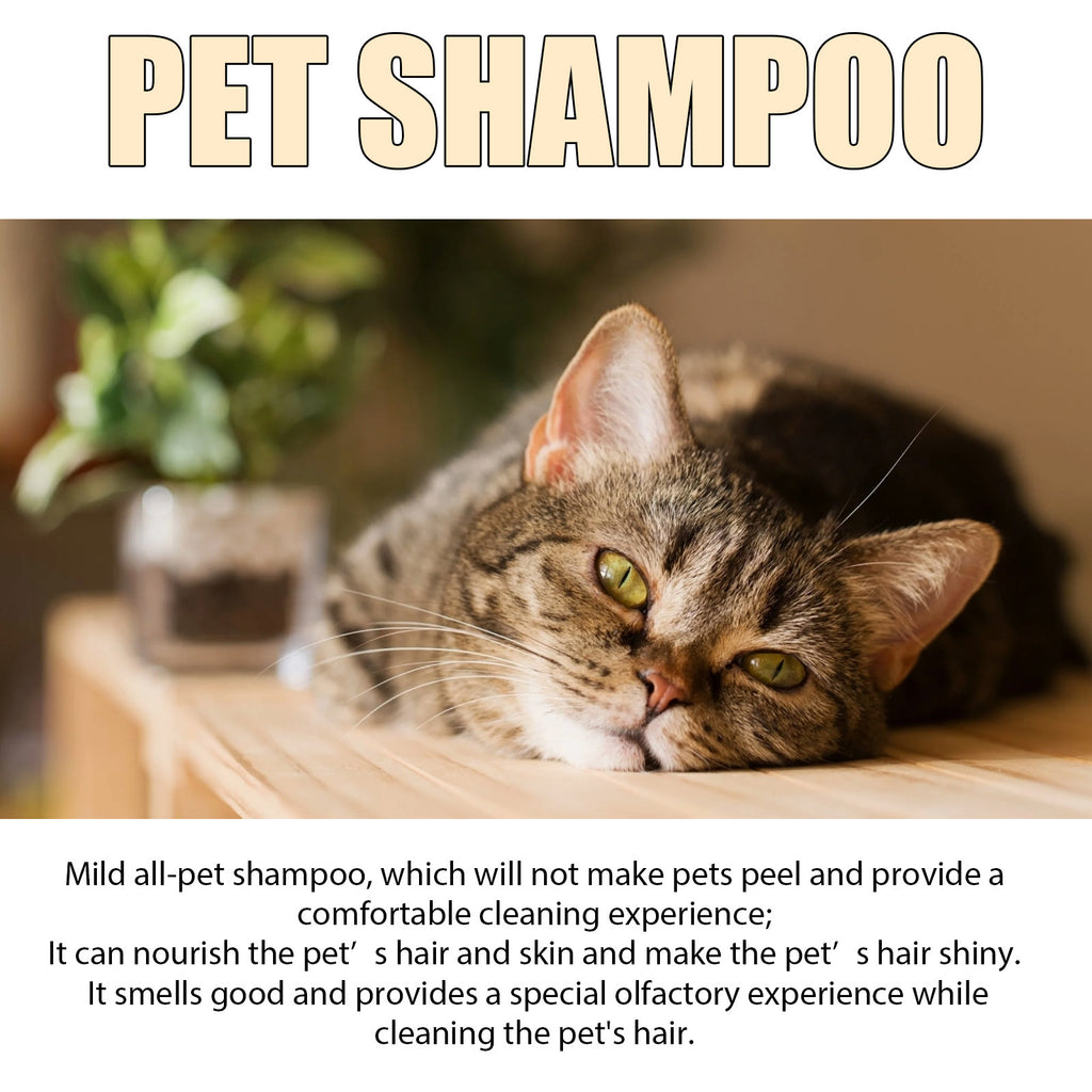 Gentle Cleansing Pet Shampoo - Soft & Tangle-Free Coat
