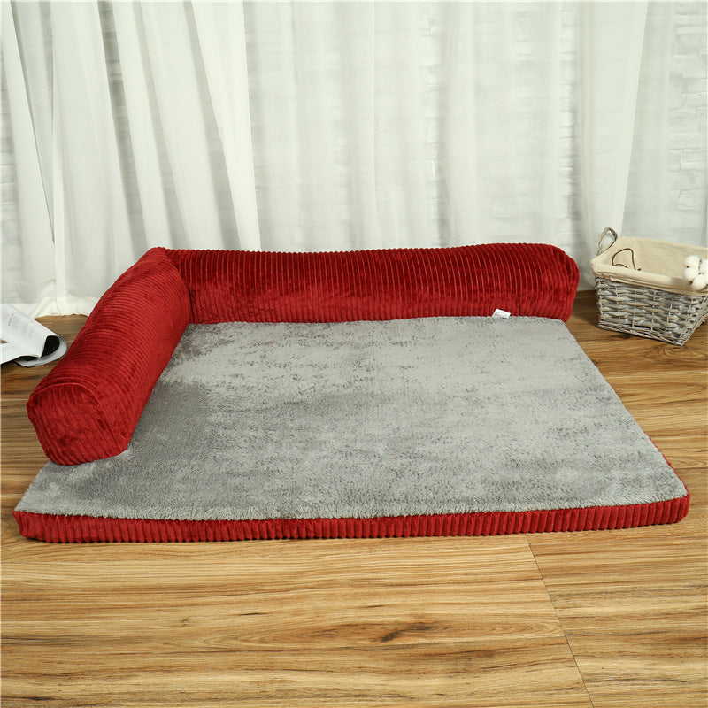 The Nap Throne – Corduroy Pet Sofa