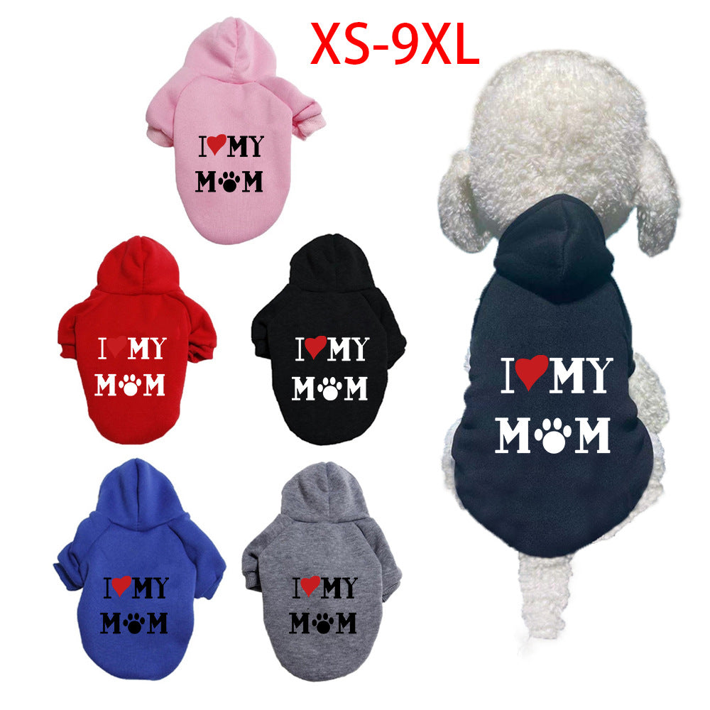"I Love My Mum / Dad" Themed Dog Jumper for All Sizes