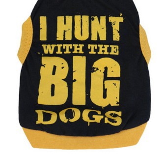 Pet Attitude Range Cotton Pet Vest T-Shirt - For Small Dogs & Cats