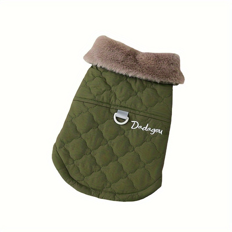 Luxury Dog Jacket – Warm Snap Button Coat for Small Dogs | Autumn & Winter