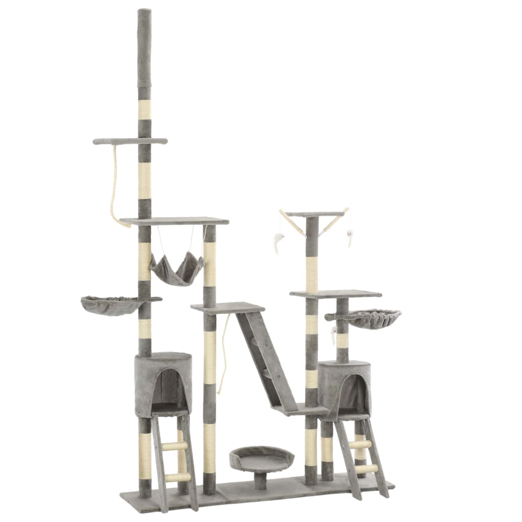 Large Cat Tree with Sisal Scratching Posts – Multi-Level Climbing Tower
