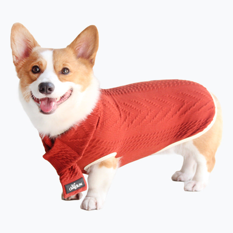 Vintage Twist Dog Sweater | Cosy Knit Style for All Breeds