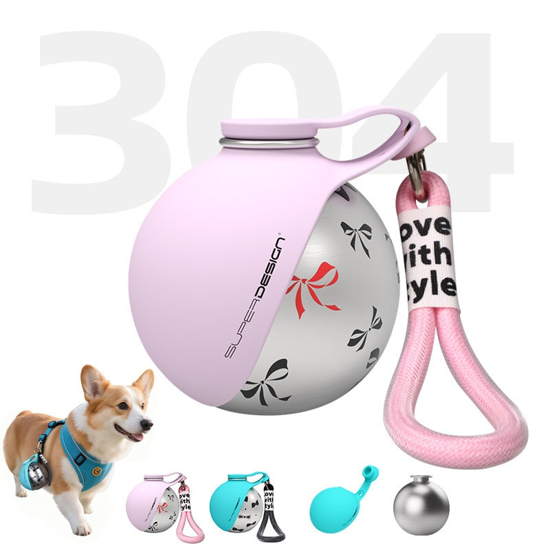 Portable Dog Water Bottle with Waste Bag Dispenser     (Bestseller)
