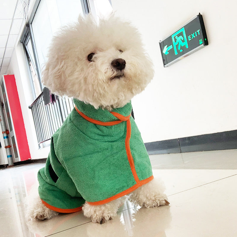 Doggy Bathrobe | Microfibre Fast-Drying Grooming Coat | XS–XXXL
