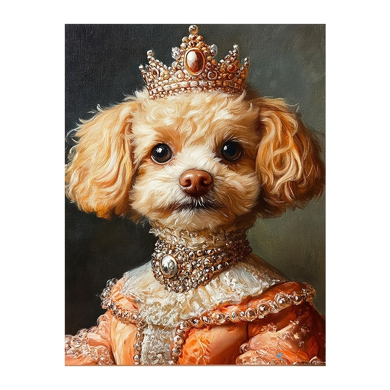 Custom Pet Portrait Poster - Vintage Renaissance Royal Style, Dog & Cat Art Print, 2 Sizes